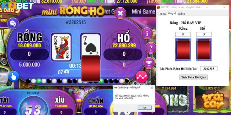 Phải dùng tool chuẩn thì mới có cơ hội thắng trong game Rồng Hổ